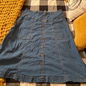 Button up Jean skirt from Cato